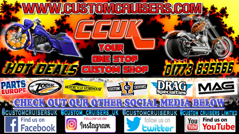 Adventure motorcycle and Custom Cruisers UK  Social Media see all our socials ride safe Mike