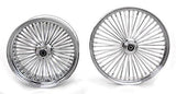 Harley Davidson King Spoke Fat Spoke Front Wheel Size; 23 x 3.5'' In Chrome