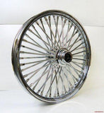 Harley Davidson King Spoke Fat Spoke Front Wheel Size; 21 x 3.5'' In Chrome