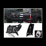 Toyota 4Runner Black Halo Projector Headlights, Altezza Tail Lights