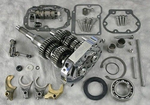 Harley Davidson 6 speed Gearbox Dyna Softail Touring Builders Kit Ultima easy do