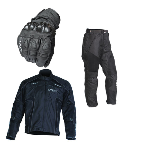 Summer Breathable Bundle Airflow Vented Mesh Gloves Trousers Jacket