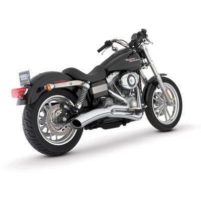 Harley Davidson Softail  exhaust Vance & Hines 28001 Big Radius 2-Into-1 Chrome  fatboy night train