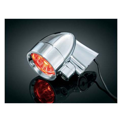 Kuryakyn 1650 turn signals for Harley Davidson SILVER BULLETS Fits  models  00-02 SOFTAIL; 93-05 FXDWG; 00-07 DEUCE(NU); ALL H-D USING KURYAKYN SLIMLINE LOW-PROFILE TOMBSTONE TAILLIGHT 544405