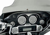 Kuryakyn 881  KURYAKYN TWEETER DASH POTS, CHROME Fits  models Harley Davidson 98-13 FLHT, FLHX, TRIKES(NU)