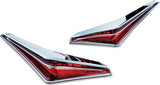 Kuryakyn 3231 GL1800 Tour trunk LED accent chrome Fits only Honda 12-17 GL1800 Models excl F6B For Plug & Play use 8082461