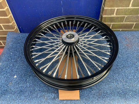 21''x3.5'' Fat Spoke Front Wheel 4 Harley Softail FLST Dyna Wide Glide FXDWG