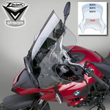 BMW F700GS Windshield Ztechnik Z2474  V-Stream windscreen Light tint Touring  Z2474