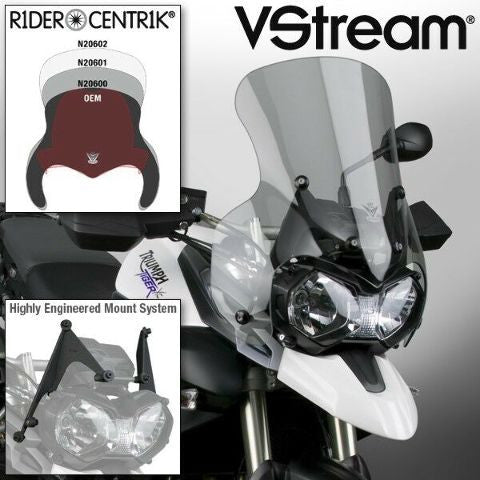 Triumph Tiger 800XC V-stream Windscreen Windshield National Cycle N20602 clear touring FMR Polycarbonate