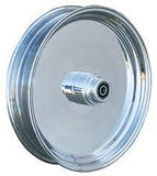 Ultima Solid Billet Polished Aluminum Front Wheel, 16'' x 3.5'', Dual Disc, 37-555