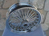 16x5.5'' ULTIMA 37-531 CHROME FAT SPOKE REAR WHEEL FOR HARLEY SOFTAIL FXST CUSTOM CHOPPER