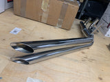 HONDA SUPER MAGNA EXHAUST Drag Pipes VF750C RARE NEW! Highway Hawk chrome