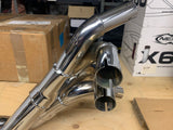 HONDA SUPER MAGNA EXHAUST Drag Pipes VF750C RARE NEW! Highway Hawk chrome