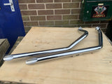 Harley Davidson FX exhaust drag pipes 60-204 ultima chrome performance UK stocks