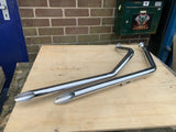 Harley Davidson FX exhaust drag pipes 60-204 ultima chrome performance UK stocks