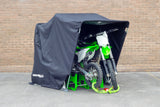 Armadillo Motorcycle Garage Shelter motorbike fold up  collapsable  - Large (345cm X 137cm X 190cm)