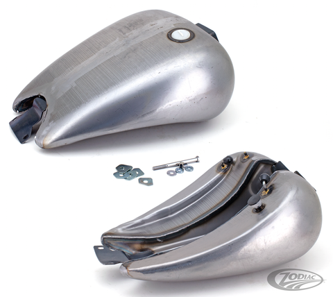 One Piece Stretched Smooth Top Steel Gas Tank for Fxr