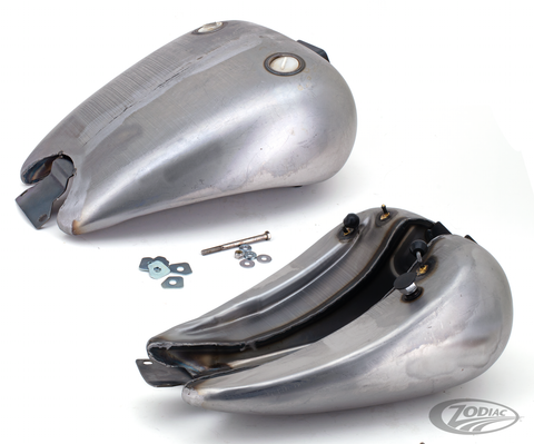 One Piece Stretched Smooth Top Steel Gas Tank for Fxr