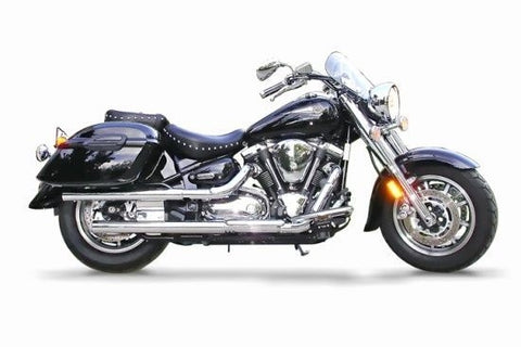 Yamaha Roadstar XV1600 XV1700 Exhaust samson 28'' Straight Drag Slip-on 99-15 new