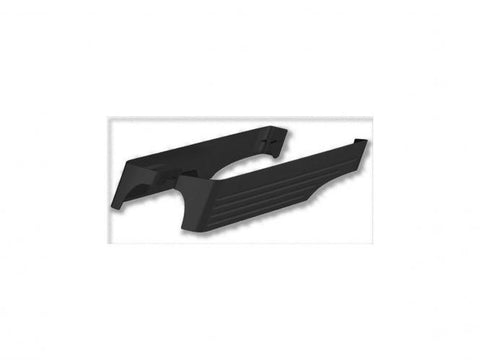 Billet Saddlebag Extensions, Flat Black with Dual Exhaust Cutouts Saddlebag Extension Trim Dual exhaust cut outs